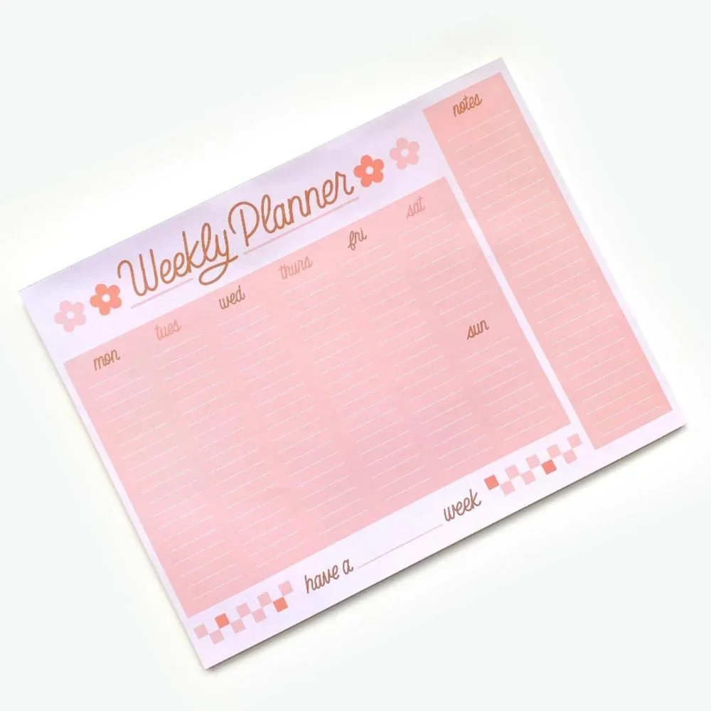 Have A Nice Day - Daisy Weekly Notepad